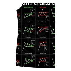 Chart Pattern Women s Button Up Vest from ArtsNow.com Front Right