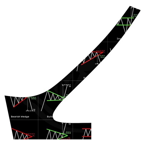 Chart Pattern Cross Back Hipster Bikini Set from ArtsNow.com Back Left