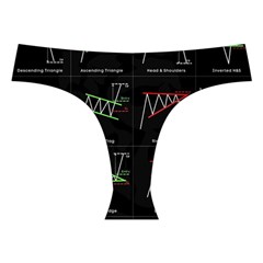 Chart Pattern Cross Back Hipster Bikini Set from ArtsNow.com Front Under