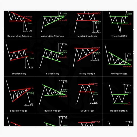 Chart Pattern Roll Up Canvas Pencil Holder (S) from ArtsNow.com Front