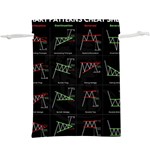 Chart Pattern Lightweight Drawstring Pouch (XL)