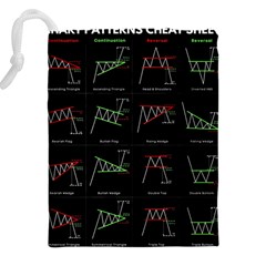 Chart Pattern Drawstring Pouch (5XL) from ArtsNow.com Back