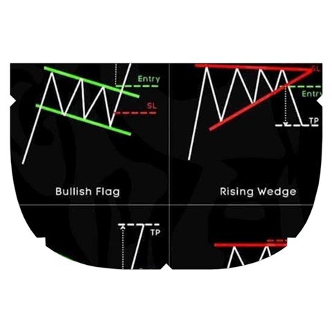 Chart Pattern Make Up Case (Small) from ArtsNow.com Side Left