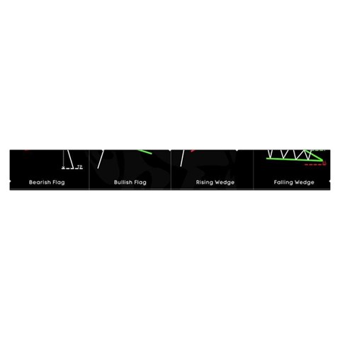 Chart Pattern Make Up Case (Small) from ArtsNow.com Zipper Tape Front