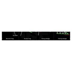 Chart Pattern Make Up Case (Small) from ArtsNow.com Zipper Tape Back