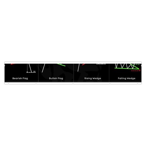 Chart Pattern Make Up Case (Medium) from ArtsNow.com Zipper Front