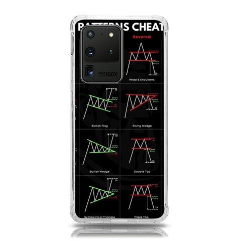 Chart Pattern Samsung Galaxy S20 Ultra 6.9 Inch TPU UV Case from ArtsNow.com Front