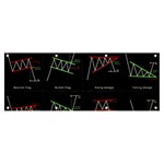 Chart Pattern Banner and Sign 8  x 3 