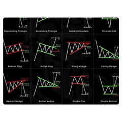 Chart Pattern Premium Plush Fleece Blanket (Extra Small) from ArtsNow.com 40 x30  Blanket Front