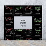 Chart Pattern White Wall Photo Frame 5  x 7 