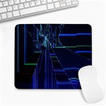 Screen Glitch Broken  Crack  Fracture  Glass Pattern Large Mousepad