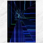 Screen Glitch Broken  Crack  Fracture  Glass Pattern Canvas 12  x 18 
