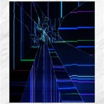 Screen Glitch Broken  Crack  Fracture  Glass Pattern Canvas 20  x 24 