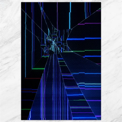 Screen Glitch Broken  Crack  Fracture  Glass Pattern Canvas 20  x 30  from ArtsNow.com 19.62 x28.9  Canvas - 1