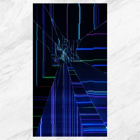 Screen Glitch Broken  Crack  Fracture  Glass Pattern Canvas 40  x 72  from ArtsNow.com 39.28 x69.23  Canvas - 1