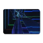 Screen Glitch Broken  Crack  Fracture  Glass Pattern Small Doormat