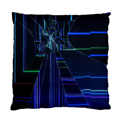 Screen Glitch Broken  Crack  Fracture  Glass Pattern Standard Cushion Case (One Side) from ArtsNow.com Front