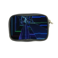 Screen Glitch Broken  Crack  Fracture  Glass Pattern Coin Purse from ArtsNow.com Back