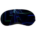 Screen Glitch Broken  Crack  Fracture  Glass Pattern Sleeping Mask