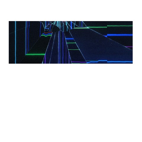 Screen Glitch Broken  Crack  Fracture  Glass Pattern Memory Card Reader (Stick) from ArtsNow.com Front
