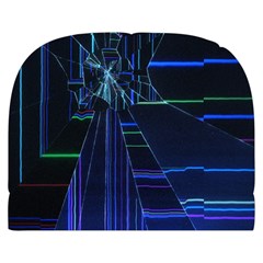 Screen Glitch Broken  Crack  Fracture  Glass Pattern Make Up Case (Small) from ArtsNow.com Back