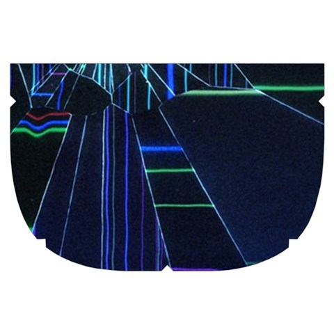Screen Glitch Broken  Crack  Fracture  Glass Pattern Make Up Case (Small) from ArtsNow.com Side Left