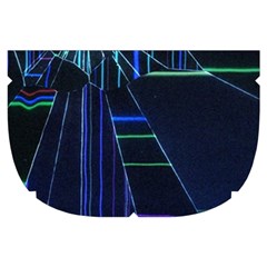 Screen Glitch Broken  Crack  Fracture  Glass Pattern Make Up Case (Small) from ArtsNow.com Side Left