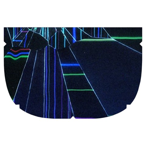 Screen Glitch Broken  Crack  Fracture  Glass Pattern Make Up Case (Large) from ArtsNow.com Side Right