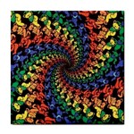Deadhead Bears Band  Colorsdead Head Grateful Dead Pattern Tile Coaster
