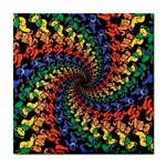 Deadhead Bears Band  Colorsdead Head Grateful Dead Pattern Tile Coaster