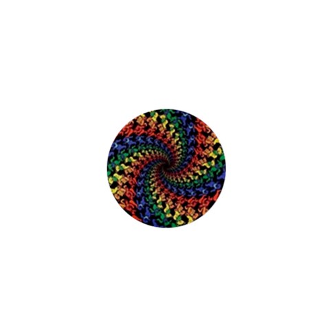 Deadhead Bears Band  Colorsdead Head Grateful Dead Pattern 1  Mini Buttons from ArtsNow.com Front