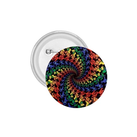 Deadhead Bears Band  Colorsdead Head Grateful Dead Pattern 1.75  Buttons from ArtsNow.com Front