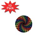 Deadhead Bears Band  Colorsdead Head Grateful Dead Pattern 1  Mini Buttons (10 pack) 