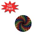 Deadhead Bears Band  Colorsdead Head Grateful Dead Pattern 1  Mini Buttons (100 pack) 