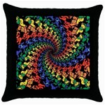 Deadhead Bears Band  Colorsdead Head Grateful Dead Pattern Throw Pillow Case (Black)