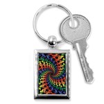 Deadhead Bears Band  Colorsdead Head Grateful Dead Pattern Key Chain (Rectangle)