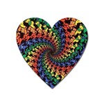 Deadhead Bears Band  Colorsdead Head Grateful Dead Pattern Heart Magnet