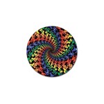 Deadhead Bears Band  Colorsdead Head Grateful Dead Pattern Golf Ball Marker