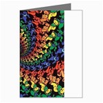 Deadhead Bears Band  Colorsdead Head Grateful Dead Pattern Greeting Cards (Pkg of 8)