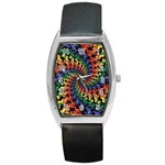 Deadhead Bears Band  Colorsdead Head Grateful Dead Pattern Barrel Style Metal Watch