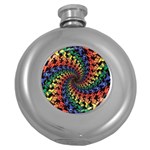 Deadhead Bears Band  Colorsdead Head Grateful Dead Pattern Round Hip Flask (5 oz)