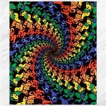 Deadhead Bears Band  Colorsdead Head Grateful Dead Pattern Canvas 20  x 24 