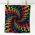 Deadhead Bears Band  Colorsdead Head Grateful Dead Pattern Face Towel