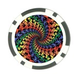 Deadhead Bears Band  Colorsdead Head Grateful Dead Pattern Poker Chip Card Guard (10 pack)