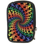 Deadhead Bears Band  Colorsdead Head Grateful Dead Pattern Compact Camera Leather Case