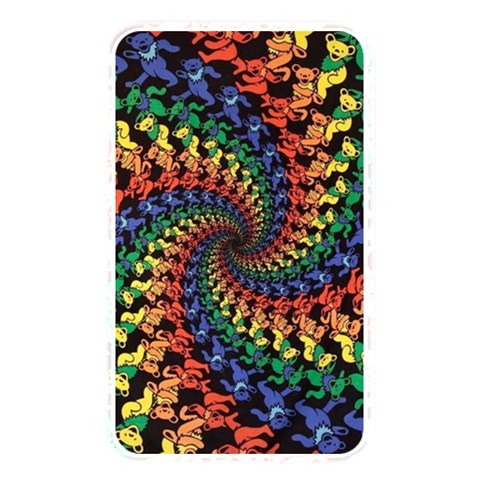 Deadhead Bears Band  Colorsdead Head Grateful Dead Pattern Memory Card Reader (Rectangular) from ArtsNow.com Front