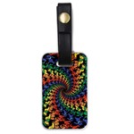 Deadhead Bears Band  Colorsdead Head Grateful Dead Pattern Luggage Tag (one side)