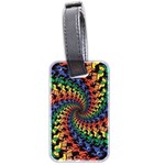 Deadhead Bears Band  Colorsdead Head Grateful Dead Pattern Luggage Tag (two sides)