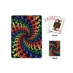 Deadhead Bears Band  Colorsdead Head Grateful Dead Pattern Playing Cards Single Design (Mini)