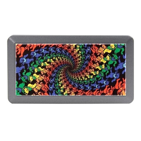 Deadhead Bears Band  Colorsdead Head Grateful Dead Pattern Memory Card Reader (Mini) from ArtsNow.com Front